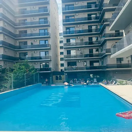 Almar Blue Wave Mamaia Nord - 150m De Plaja , Parcare Subterana Si Piscina شقة